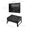 Складной барбекю гриль портативный мангал BBQ Grill Portable - жаропрочный Лучшая цена!