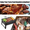 Складной барбекю гриль портативный мангал BBQ Grill Portable - жаропрочный Лучшая цена!