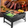 Складной барбекю гриль портативный мангал BBQ Grill Portable - жаропрочный Лучшая цена!