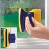 Магнитная щетка для мытья окон с двух сторон Glass Wiper Window Wizard, щетка для окон, мытье окон АКЦИЯ
