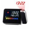 Часы метеостанция с проектором времени на стену Color Screen 8190 календарь