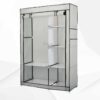 Тканевый шкаф складной STORAGE WARDROBE KM-105 на 2 секции (106х45х170 см), органайзер для одежды