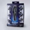 Машинка триммер для стрижки волос KEMEI KM-600 (11 В 1 + Подставка)
