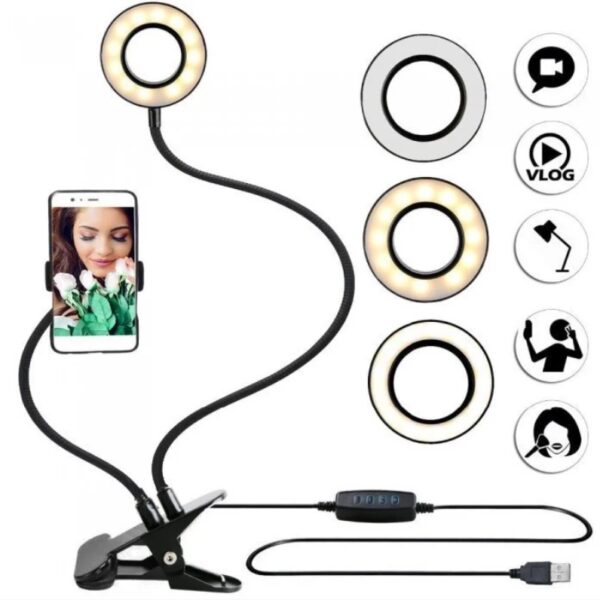 ДЕРЖАТЕЛЬ ТЕЛЕФОНА С ПОДСВЕТКОЙ PROFESSIONAL LIVE STREAM USB