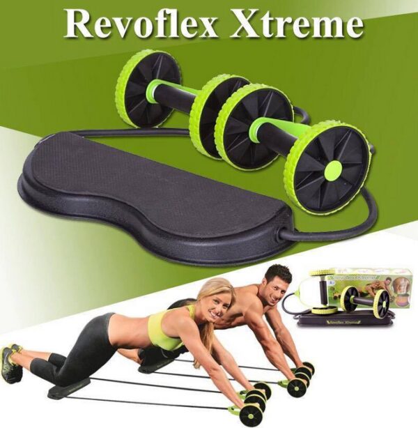 Тренажер Revoflex Xtreme для всего тела! 40 упражнений! Роликовый тренажер