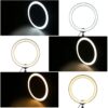 Кольцевая светодиодная Led лампа для блогера селфи фотографа визажиста D 26 см Ring