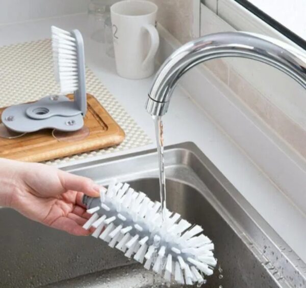 Щётка для мытья стаканов и бутылок Multi-Function Suction Cup Brush, стеклоотмыватель