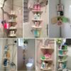 Угловая полка для ванной комнаты Multi Corner Shelf Стойка Стелаж