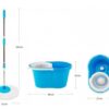 Универсальная швабра с отжимом-центрифугой и ведром Easy Mop "Круглая Швабра"