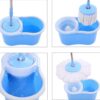 Универсальная швабра с отжимом-центрифугой и ведром Easy Mop "Круглая Швабра"