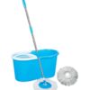 Универсальная швабра с отжимом-центрифугой и ведром Easy Mop "Круглая Швабра"