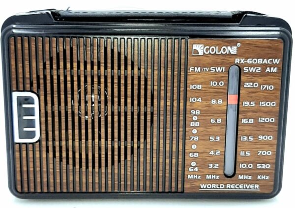 Радиоприемник Golon RX-608ACW AM/FM/TV/SW1-2 5-ти волновой