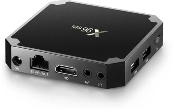 Приставка смарт тв бокс smart tv box x96 mini 4-ядерная 2Гб/16Гб андроид 7.1.2 черный 4K