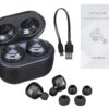 Беспроводные вакуумные Bluetooth наушники Air Twins A6 TWS гарнитура с боксом для зарядки
