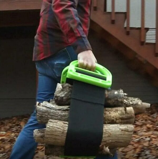 Ремень для переноски грузов с пластиковыми ручками и регулировкой длины