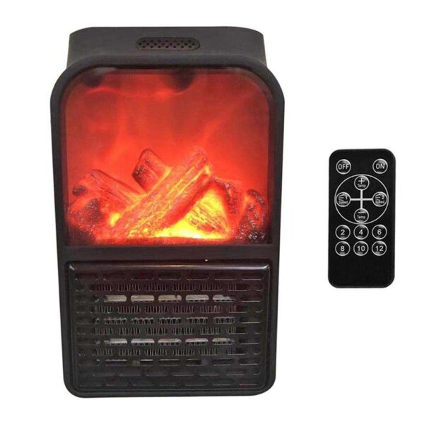 Портативный обогреватель с пультом Flame Heater (1000 Вт) Экономный