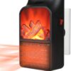 Портативный обогреватель с пультом Flame Heater (1000 Вт) Экономный