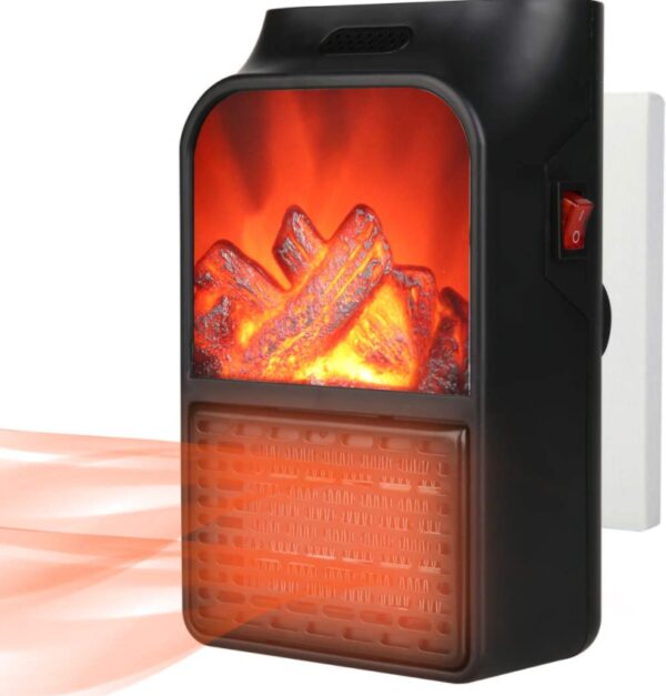 Портативный обогреватель с пультом Flame Heater (1000 Вт) Экономный