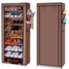 Стелаж для хранения обуви Shoe Cabinet 160X60Х30 Полка для обуви Тканевый стелаж для обуви