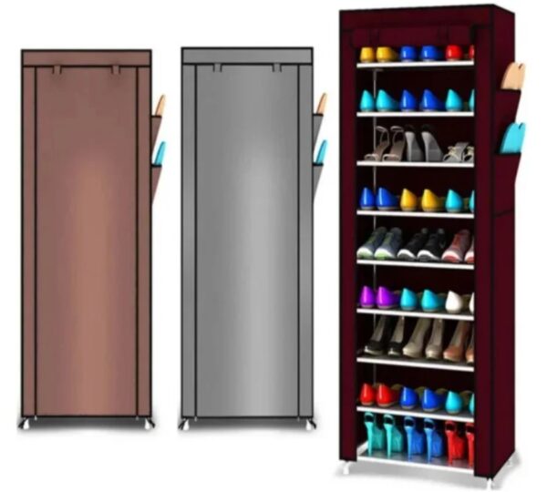 Стелаж для хранения обуви Shoe Cabinet 160X60Х30 Полка для обуви Тканевый стелаж для обуви