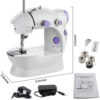 Швейная мини машинка 4 в 1 Mini Sewing Machine