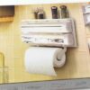 Кухонный тройной держатель Triple Paper Dispenser 3 в 1 для бумажных полотенец пищевой пленки и фольги