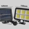 Уличный фонарь с датчиком движения Split Solar Wall Lamp на солнечной батарее nf-160c