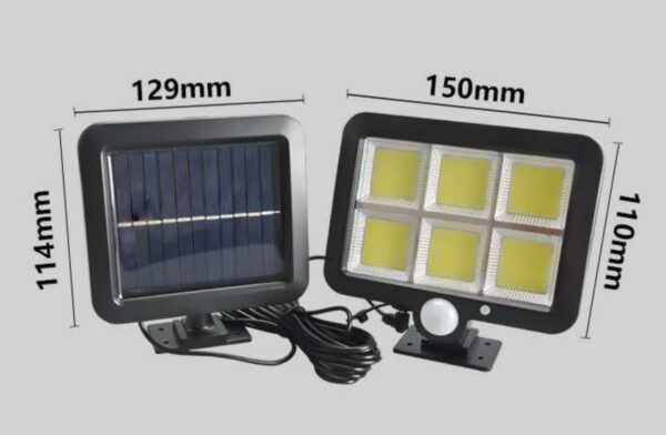 Уличный фонарь с датчиком движения Split Solar Wall Lamp на солнечной батарее nf-160c