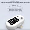 Термометр беcконтактный для тела K8 белый с подключением в телефон