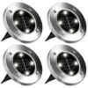 Уличный светильник на солнечной батарее Solar Disk 8led-dm8 – садовый фонарь