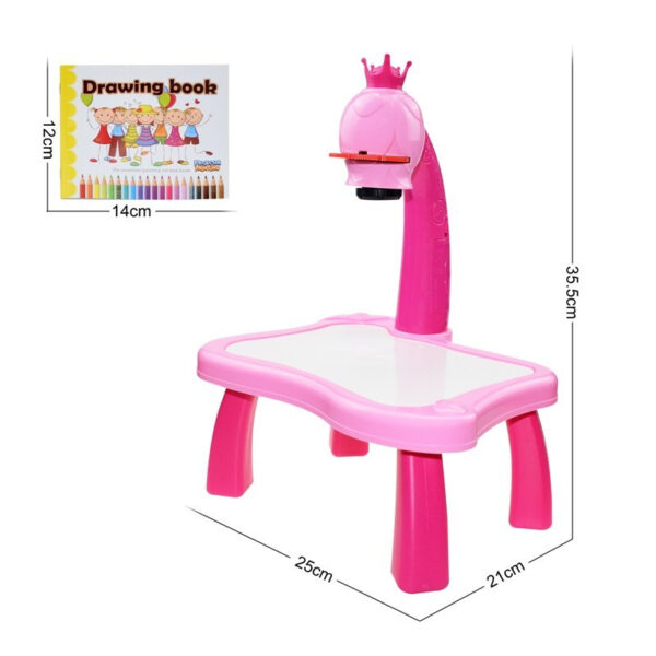 Детский стол проектор для рисования со светодиодной подсветкой  TV10017