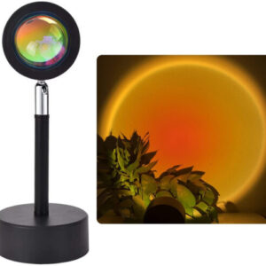 Проекционный светильник Sunset Lamp с эффектом заката, рассвета fm-23