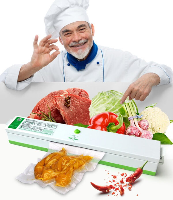 Прибор для вакуумной упаковки продуктов, Freshpack Pro вакууматор HQ-1, для длительного хранения + пакеты