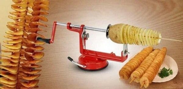Машинка для резки картофеля спиралью SPIRAL POTATO SLICER Чипсы Top Trends TM-119