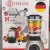 Блендер стационарный Zepline ZP-004. Блендер с измельчителем 850w