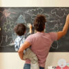 Самоклеющаяся пленка для рисования мелом Black Board Sticker 45х200 см