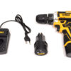 Набор шуруповерт аккумуляторный с насадками screw driver sets yellow 12v Полный комплект в чемодане!