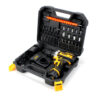 Набор шуруповерт аккумуляторный с насадками screw driver sets yellow 12v Полный комплект в чемодане!