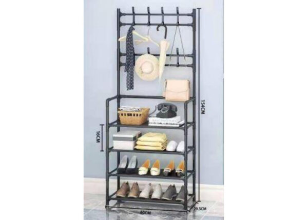 Универсальная вешалка для одежды New simple floor clothes rack size 60X29.5X151 см