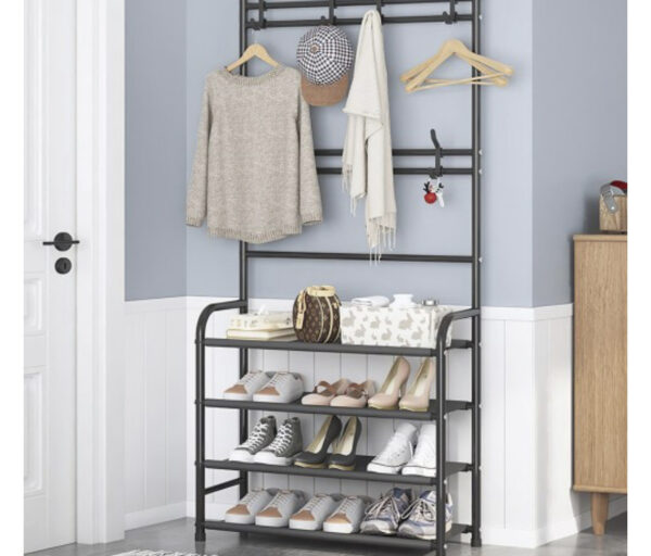 Универсальная вешалка для одежды New simple floor clothes rack size 60X29.5X151 см