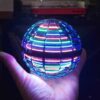 Летающий шар спиннер светящийся FlyNova pro Gyrosphere Игрушка мяч бумеранг для ребёнка