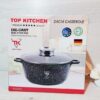 Кастрюля Top Kitchen (черный в белую точку, черный в оранжевую точку и синий) TК00052 24см 4,2 л
