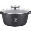 Кастрюля Top Kitchen (черный в белую точку, черный в оранжевую точку и синий) TК00052 24см 4,2 л