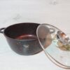 Кастрюля Top Kitchen (черный в белую точку, черный в оранжевую точку и синий) TК00052 24см 4,2 л