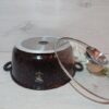 Кастрюля Top Kitchen (черный в белую точку, черный в оранжевую точку и синий) TК00052 24см 4,2 л