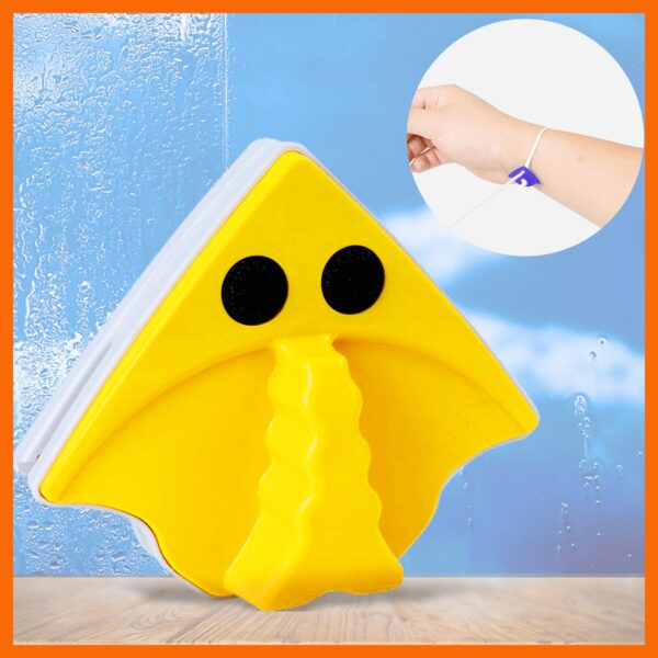 Магнитная щетка для мытья окон с двух сторон Easy Cleaner Wiper 01 мочалка для окон на магните
