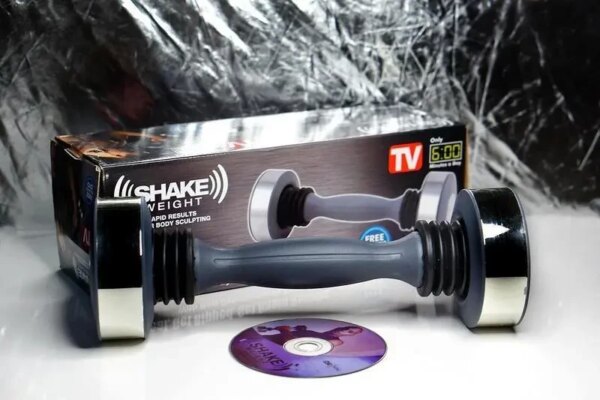 Вибро гантель Shake Weight эффективный домашний тренажер