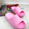 Тапки женские Adidas Yeezy Slide Bone White,розовые