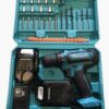 Шуруповерт Makita 550 DWE (24V, 5.0AH) с набором инструментов, запасной аккумулятор