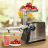 Электромясорубка с соковыжималкой Rainberg RB 672 3000Вт Электрическая мясорубка с насадками для колбасы
